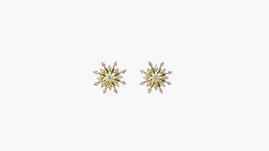 Sun Motif Earrings K18YG_Belle Journée. 〜ベルジューネ 素敵な日〜