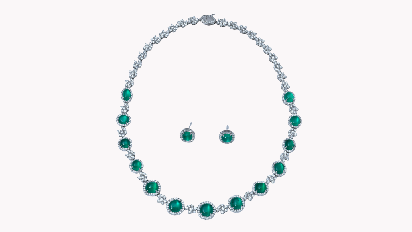 Emerald Cat’s-Eye Necklace_J Superlative 〜ジェイスパーラティブ 最上級の輝き〜
