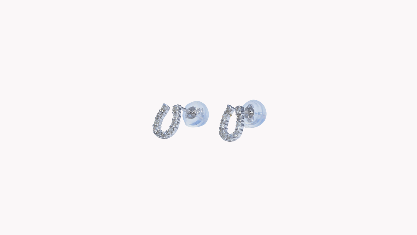 K18WG D0.20ct Pi (馬蹄)-854_My First Jewelry マイファーストジュエリー