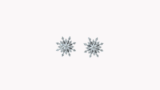 Sun Motif Earrings K18WG_Belle Journée. 〜ベルジューネ 素敵な日〜