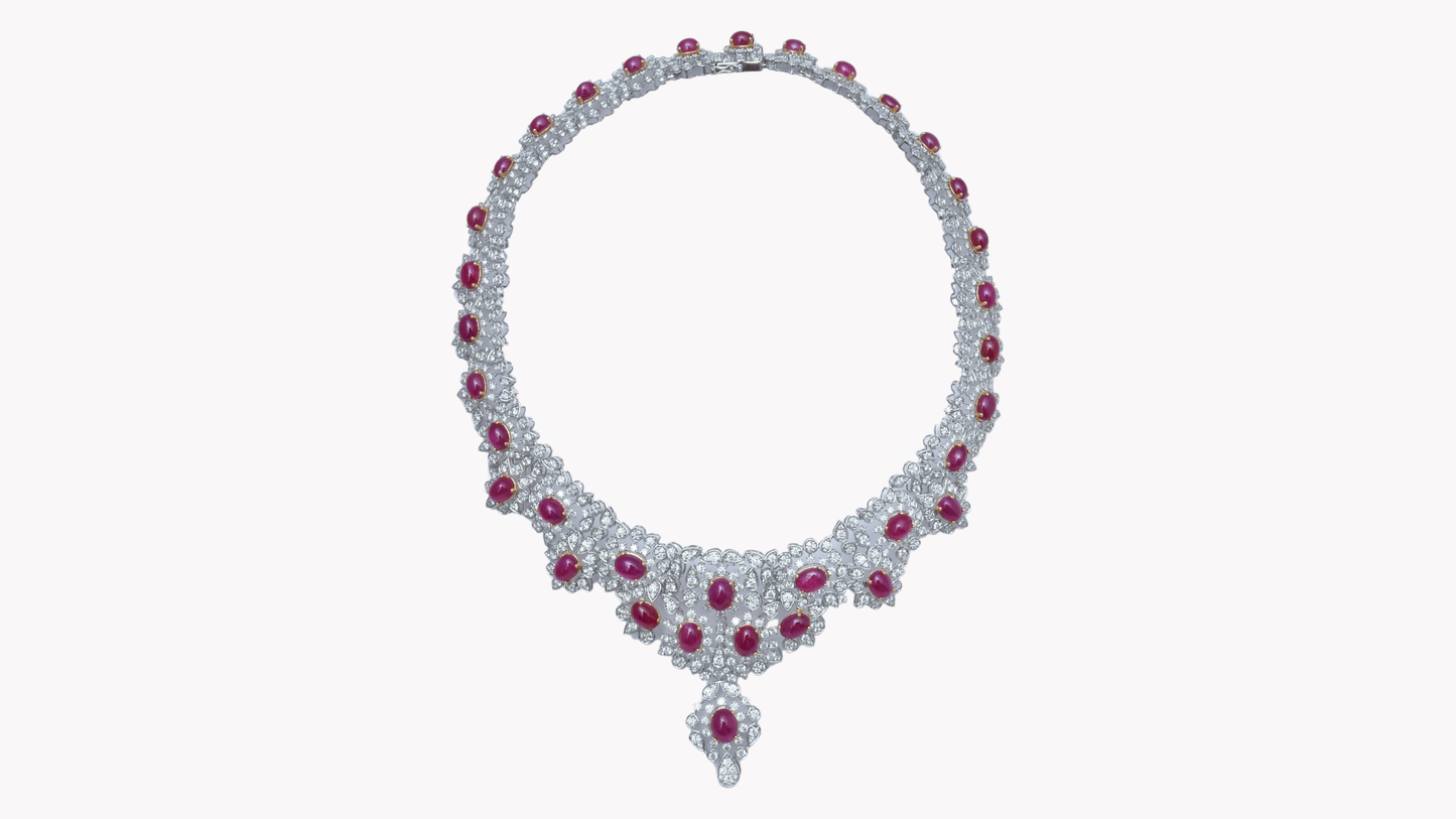 No-Heat Ruby Necklace_J Superlative 〜ジェイスパーラティブ 最上級の輝き〜