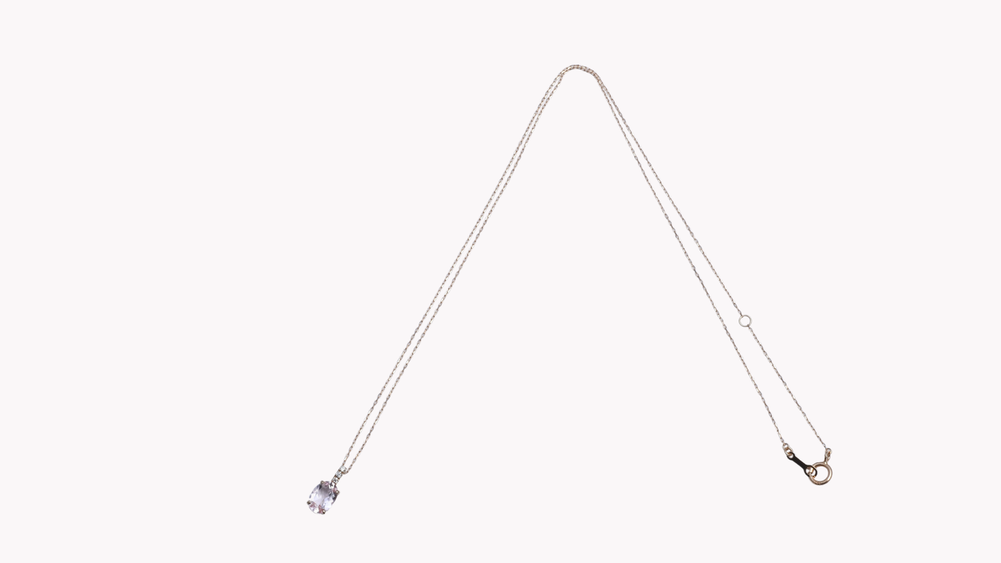 K18PG PSモルガナイト 0.55ctup/D0.02ct PN_My First Jewelry マイファーストジュエリー