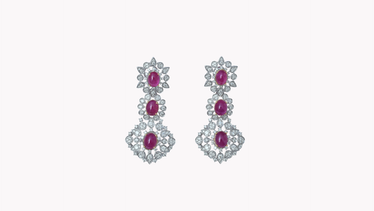 No-Heat Ruby  Earrings_J Superlative 〜ジェイスパーラティブ 最上級の輝き〜