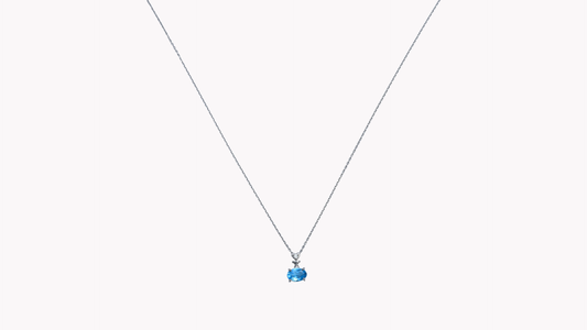 Pt950 ブルートパーズ0.50ct/D0.01ct PN_My First Jewelry マイファーストジュエリー