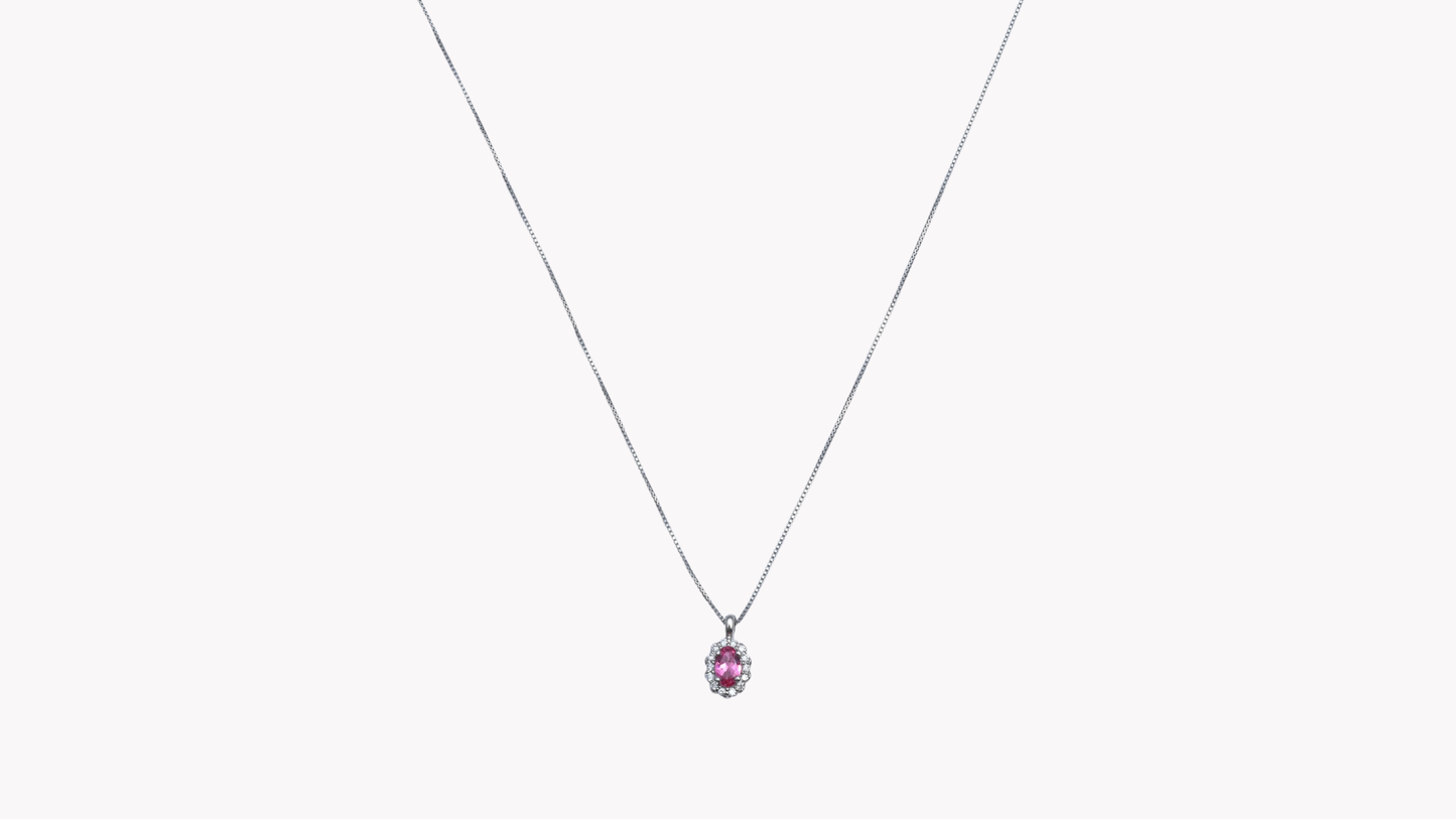 Pt900 9p D0.10ct バニーPN (馬蹄/Pt900NC)_My First Jewelry マイファーストジュエリー