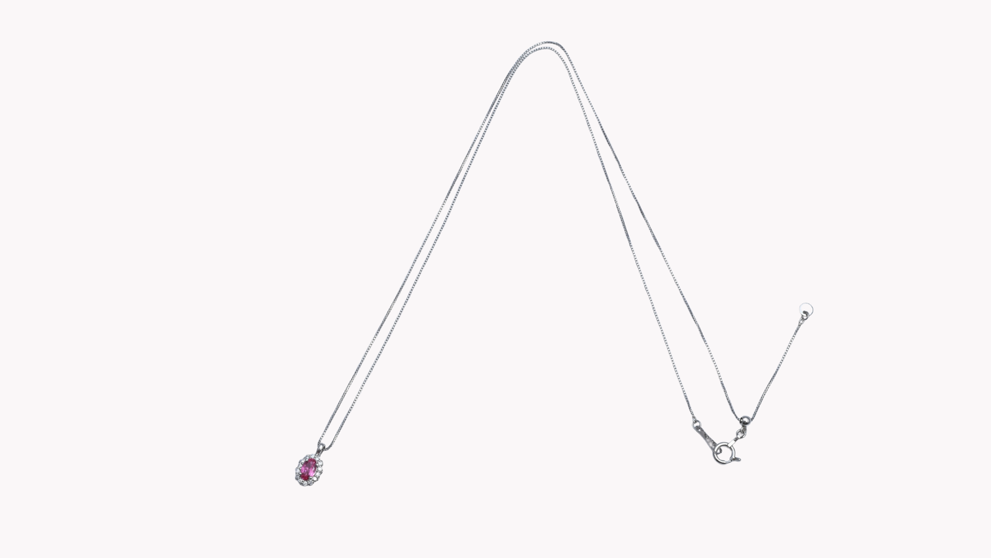 Pt900 9p D0.10ct バニーPN (馬蹄/Pt900NC)_My First Jewelry マイファーストジュエリー