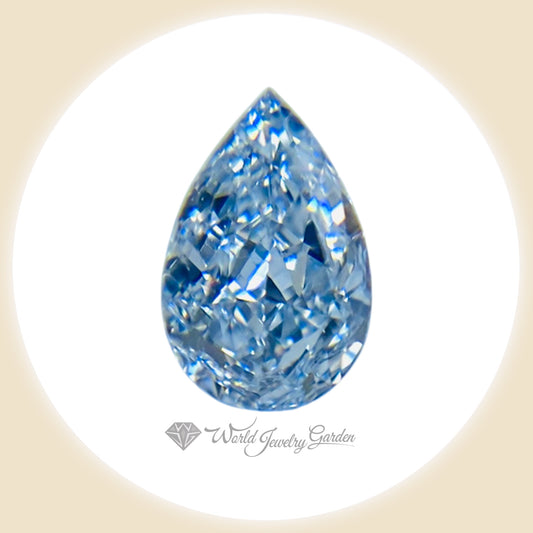 ダイアモンド FANCY GREEN BLUE 0.21カラット　Fancy Vivid Color Diamonds～ファンシービビッドカラーダイアモンズ～ wr0036rt1648