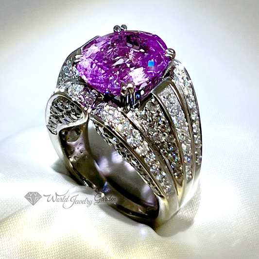 Pinkish Purple Sapphire Ring Symbol of Noble ~Symbol of Noble~ wi0009