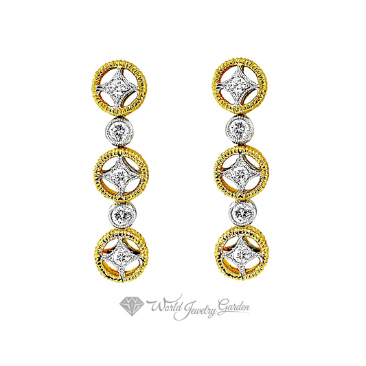 Diamond &amp; Gold Earrings Vero Amore ~Vero Amore True Love~ WVLL21911E10