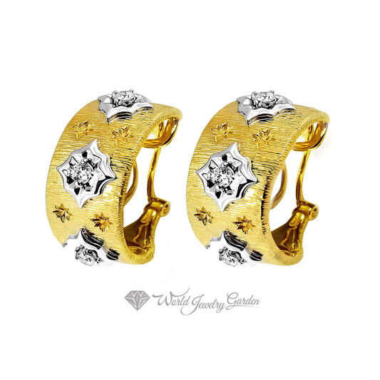 Diamond &amp; Gold Earrings Vero Amore ~Vero Amore True Love~ WVLL23664E6