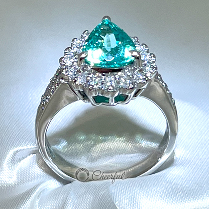 SOLD OUT Paraiba tourmaline 2.05 carat ring with GIA certificate cs0006