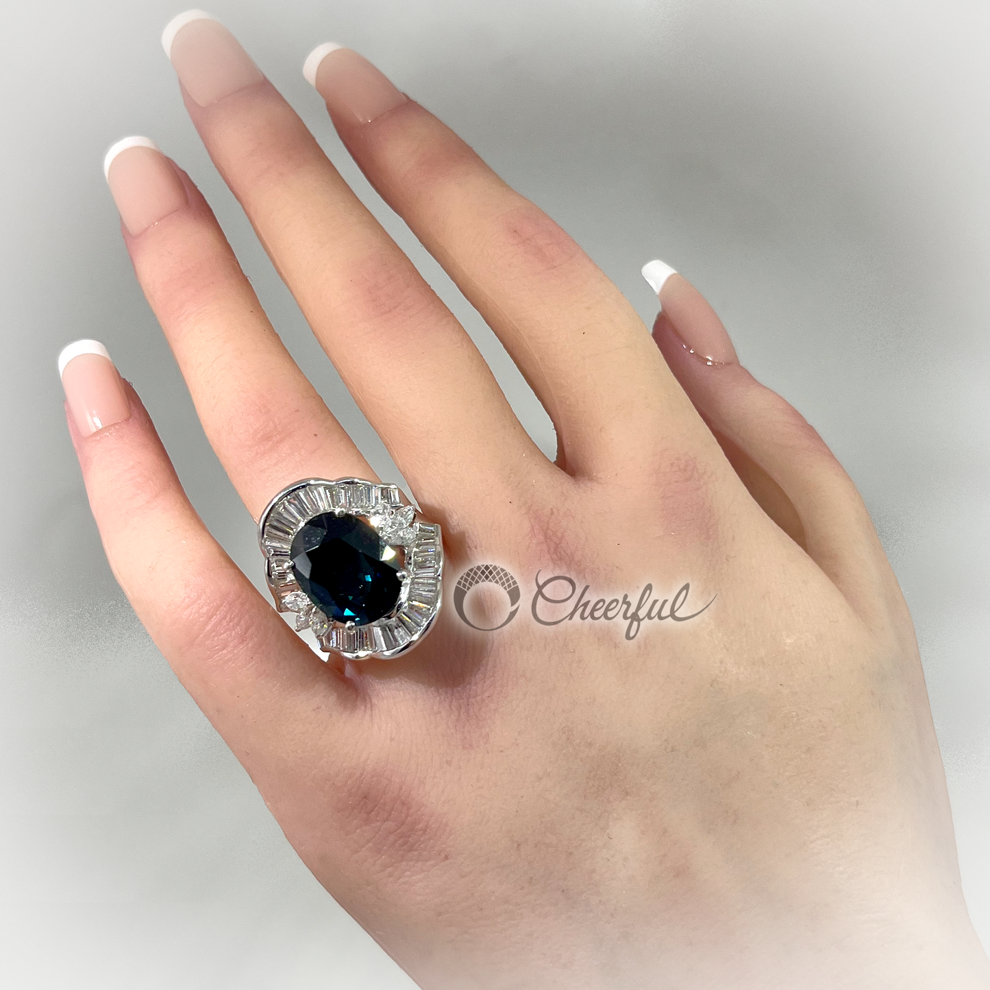 Sapphire 11.11 carat ring with GIA certificate of authenticity Rejewelry Cheerful ~Cheerful~ cd00012000497850