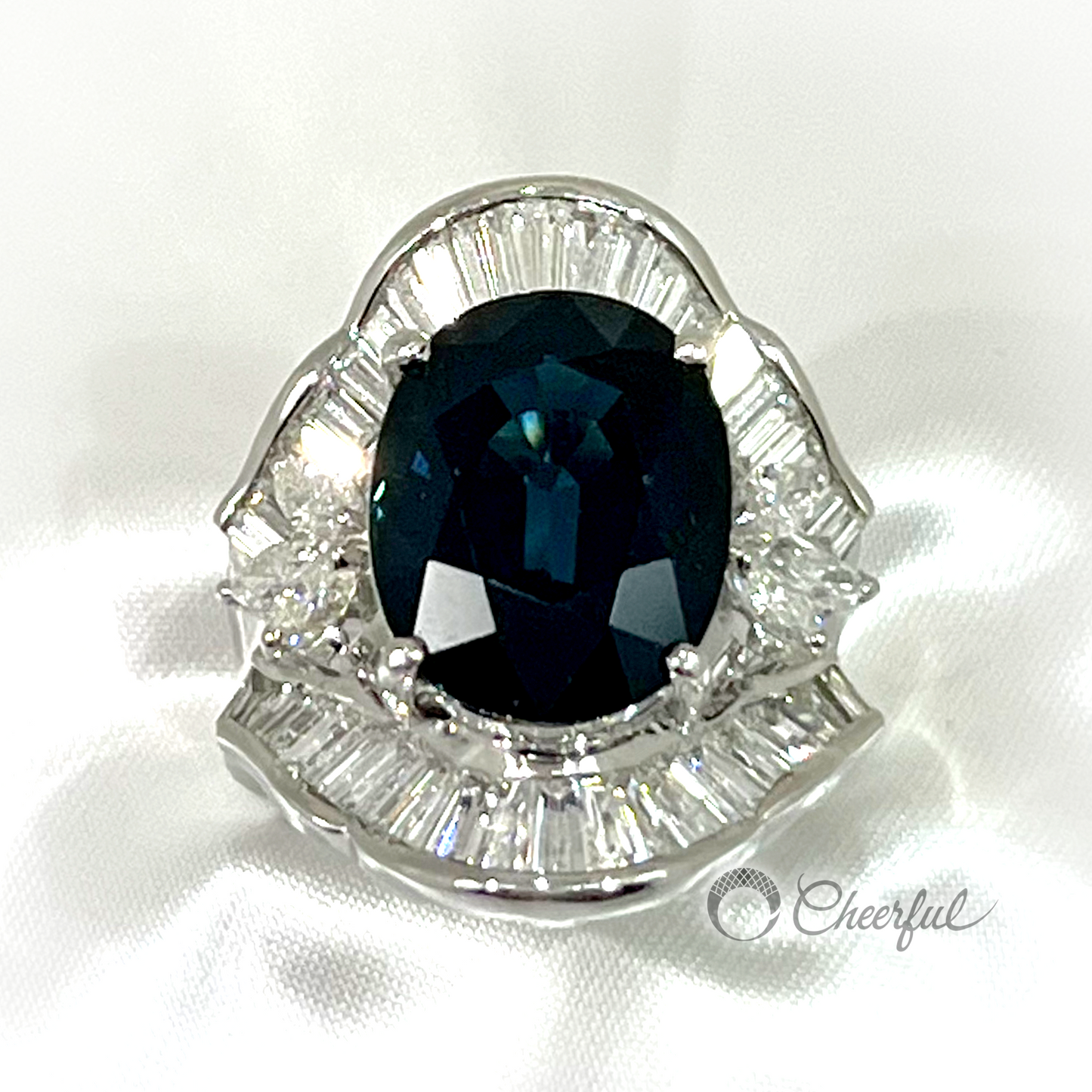 Sapphire 11.11 carat ring with GIA certificate of authenticity Rejewelry Cheerful ~Cheerful~ cd00012000497850