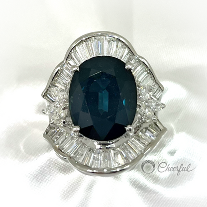 Sapphire 11.11 carat ring with GIA certificate of authenticity Rejewelry Cheerful ~Cheerful~ cd00012000497850