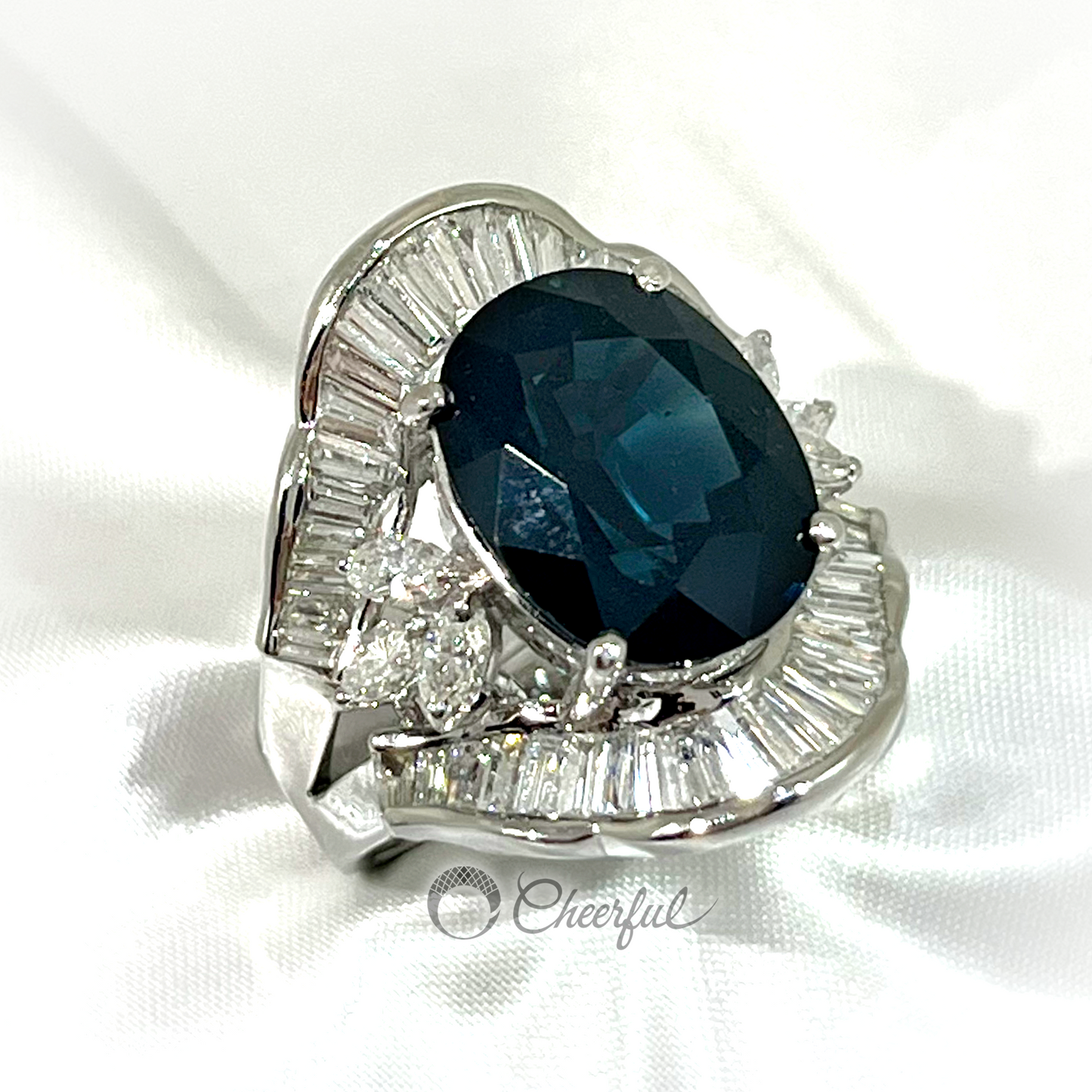 Sapphire 11.11 carat ring with GIA certificate of authenticity Rejewelry Cheerful ~Cheerful~ cd00012000497850