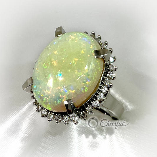 Opal 11.95 carat ring Rejewelry Cheerful ~Cheerful~ cd00042000255650