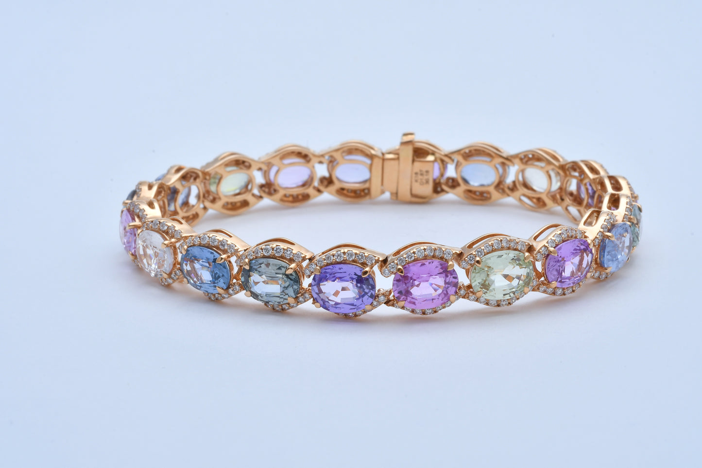 Multi-Sapphire Bracelet 18KPG