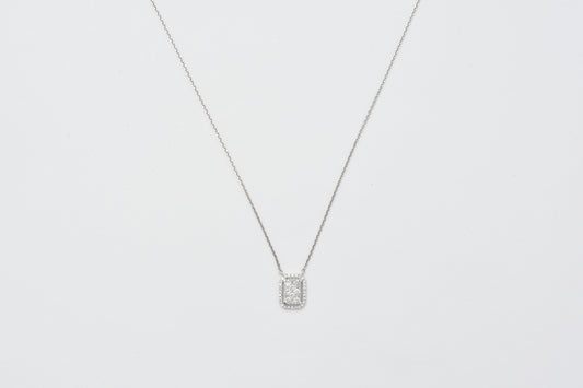 Diamond Bunny Pendant Necklace Pt900_My First Jewelry マイファーストジュエリー