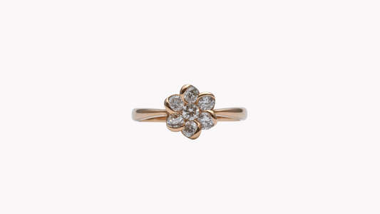 18K Pink Gold × Simple_NICE SPAKLE～ ナイス スパークル 素敵な輝き～