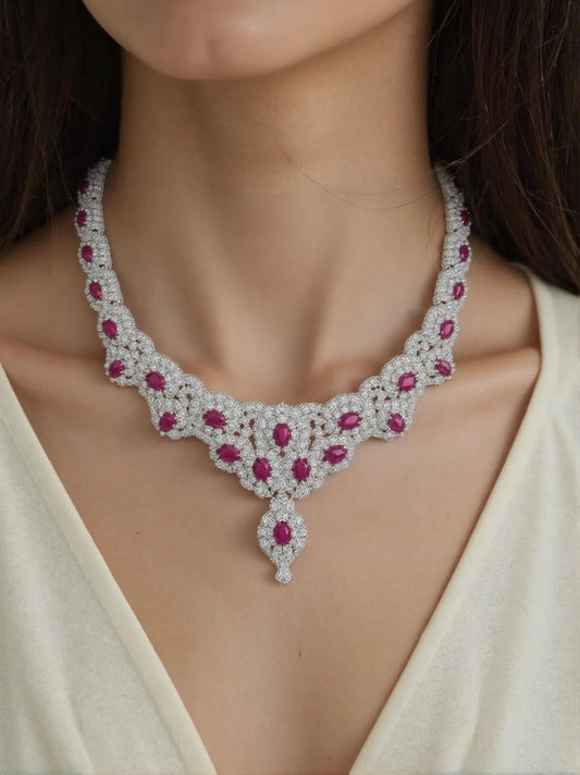 No-Heat Ruby Necklace