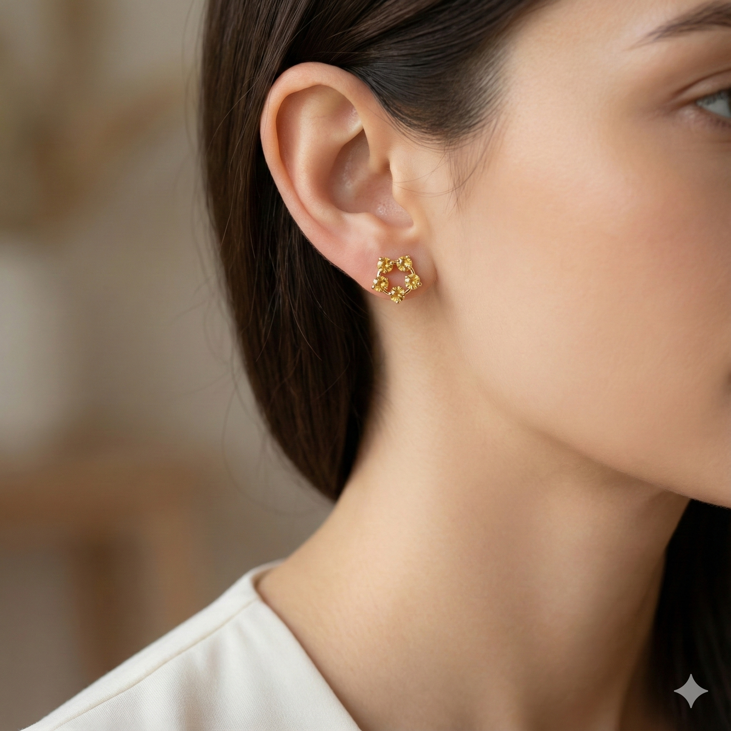 K18YG RDシトリン Pi_My First Jewelry マイファーストジュエリー