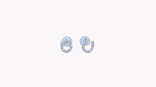 K18WG D0.20ct Pi (馬蹄)-854_My First Jewelry マイファーストジュエリー
