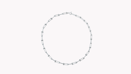 ladder Chain Necklace K18WG_Belle Journée. 〜ベルジューネ 素敵な日〜