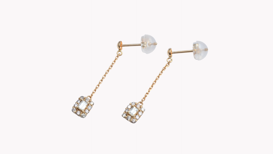 K18YG BGD D0.26ct チェーンラPi_My First Jewelry マイファーストジュエリー