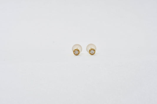 Diamond Earrings K18YG_My First Jewelry マイファーストジュエリー