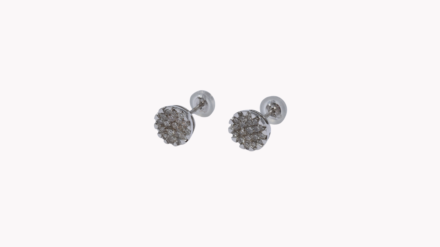 18K White Gold × Flower Cluster_NICE SPAKLE～ ナイス スパークル 素敵な輝き～