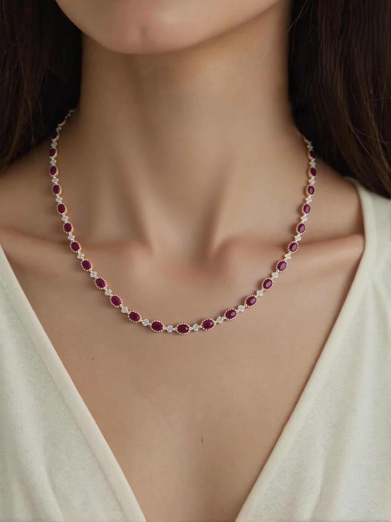 Ruby Necklace K18YG_Rara Bellezza 〜ララ ベレーツァ 稀代の美〜