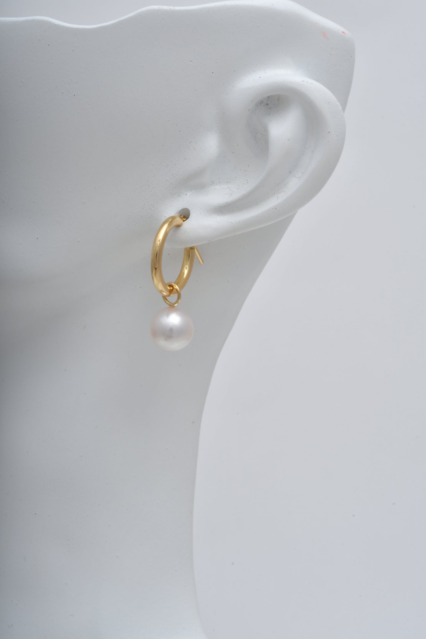 パール 8.0mm / K18 / ピアス__Aqua Grace（アクア・グレース）
