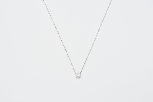 Diamond Bunny Pendant Necklace Pt900_My First Jewelry マイファーストジュエリー