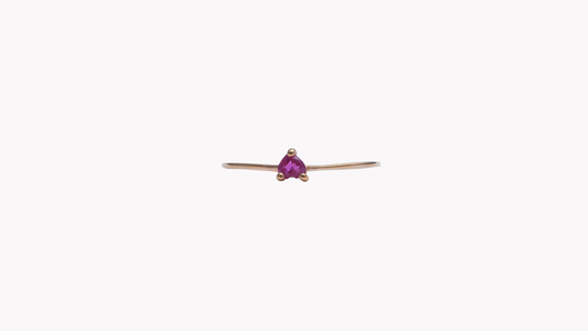 K18PG HSルビー_My First Jewelry マイファーストジュエリー