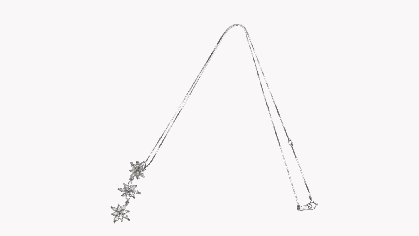 18K White Gold × Vertical Bar_NICE SPAKLE～ ナイス スパークル 素敵な輝き～