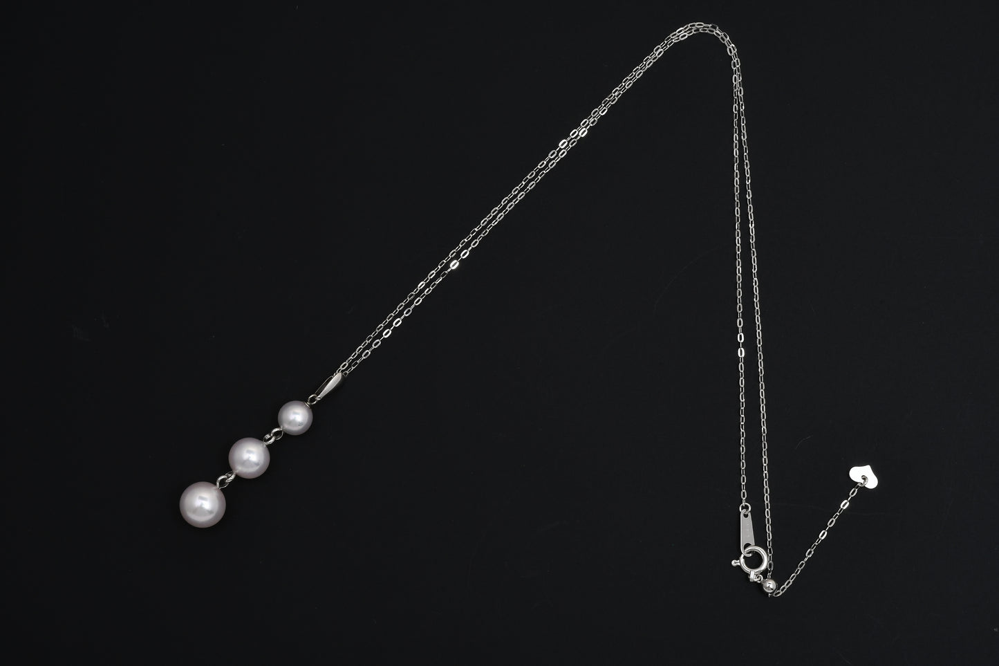 トリプルパール (6.0mm,7.0mm,8.0mm)  / K18 / ネックレス__Aqua Grace（アクア・グレース）