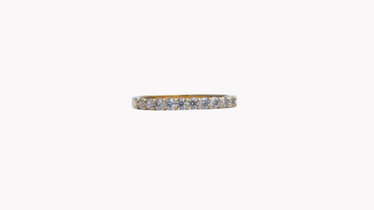 K18YG 10p D0.30ct ラインR_My First Jewelry マイファーストジュエリー