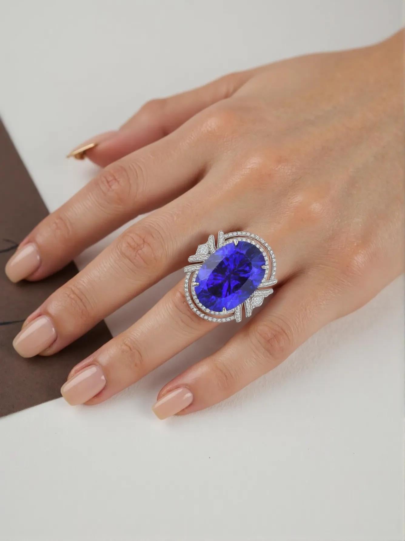 Tanzanite Ring Pt900_Rara Bellezza 〜ララ ベレーツァ 稀代の美〜