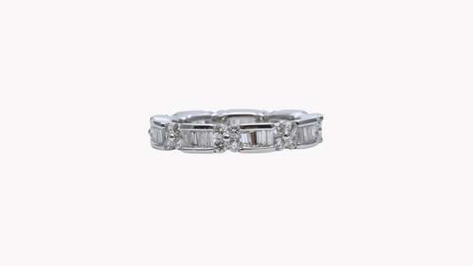 18K White Gold × Wide_NICE SPAKLE～ ナイス スパークル 素敵な輝き～