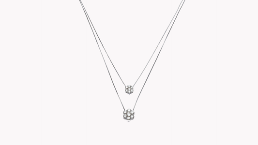 18K White Gold × V-Line_NICE SPAKLE～ ナイス スパークル 素敵な輝き～