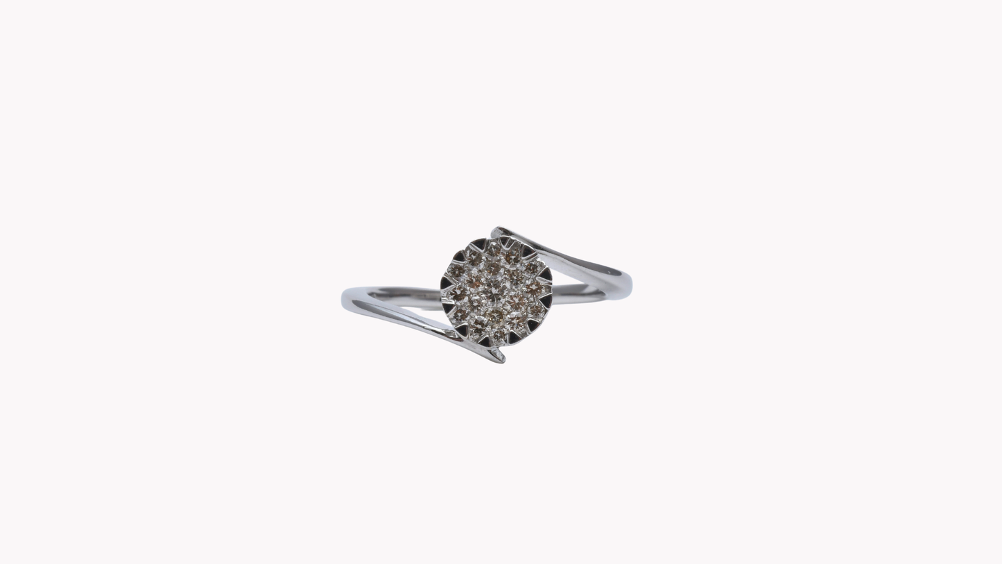 18K White Gold × Curve_NICE SPAKLE～ ナイス スパークル 素敵な輝き～