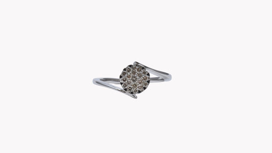 18K White Gold × Curve_NICE SPAKLE～ ナイス スパークル 素敵な輝き～