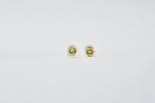 Peridot Earrings K18YG_My First Jewelry マイファーストジュエリー