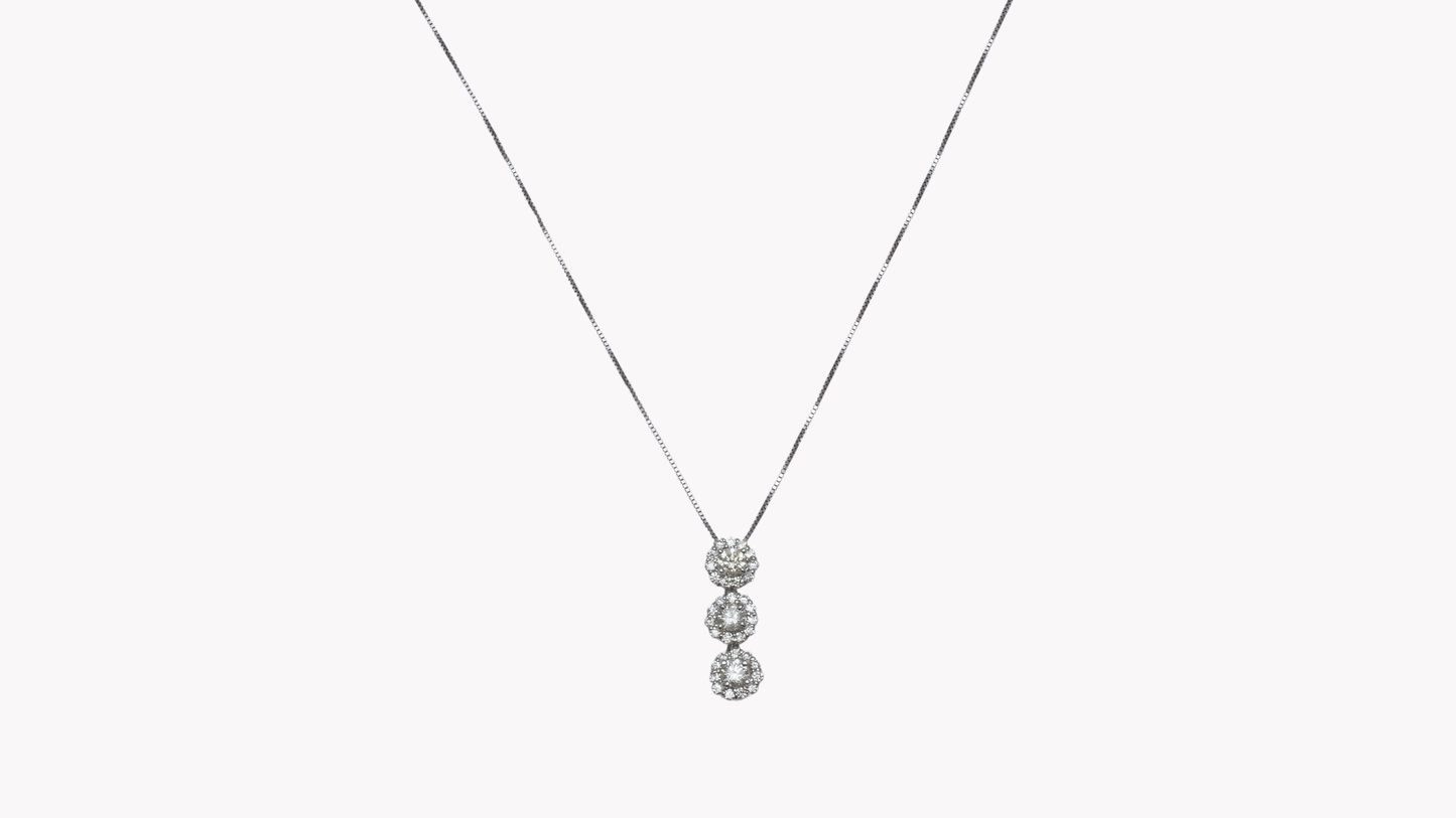 18K White Gold × Vertical Line_NICE SPAKLE～ ナイス スパークル 素敵な輝き～