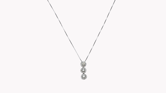 18K White Gold × Vertical Line_NICE SPAKLE～ ナイス スパークル 素敵な輝き～