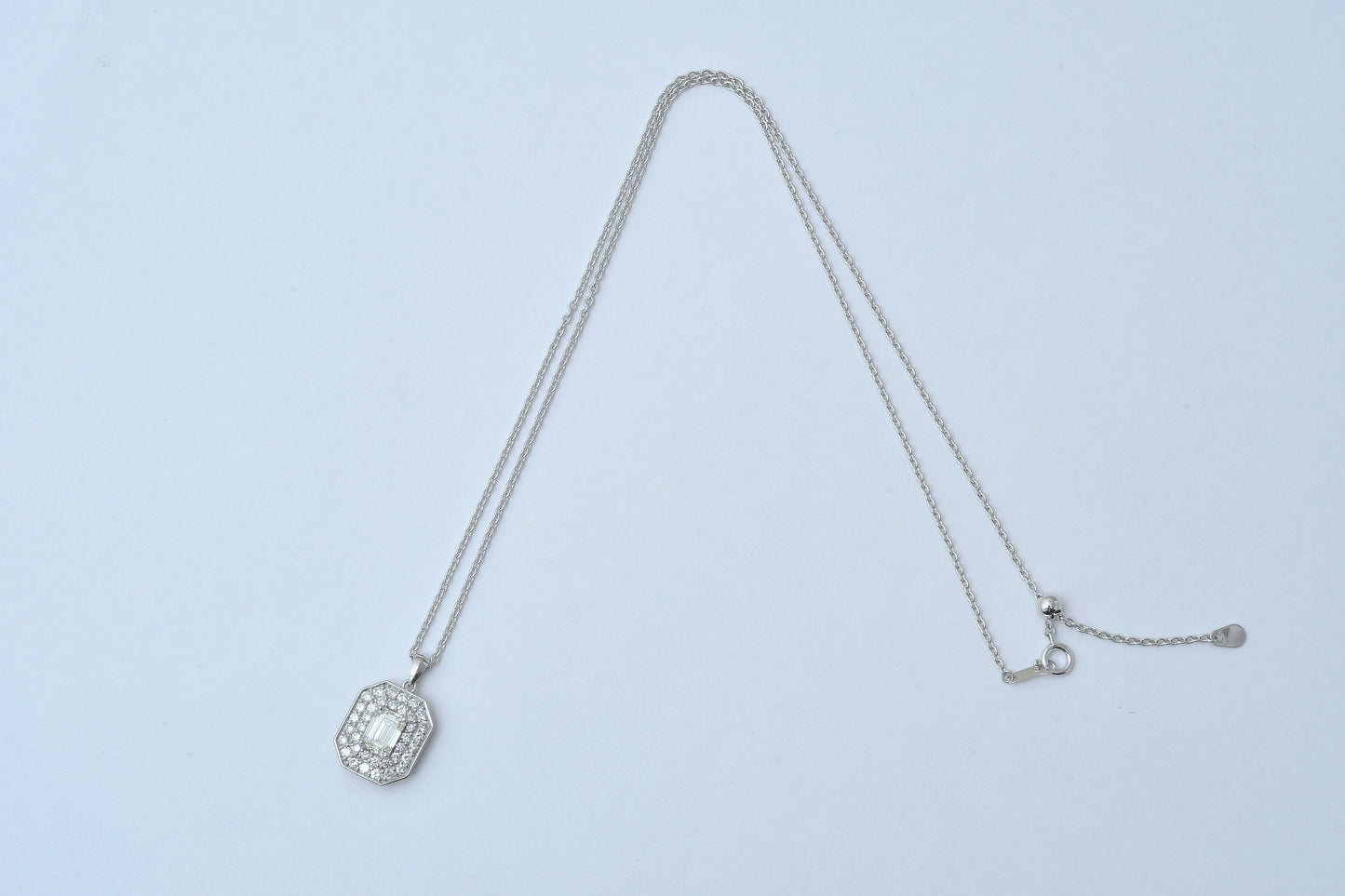 Fancy K-Color Diamond Necklace K18WG