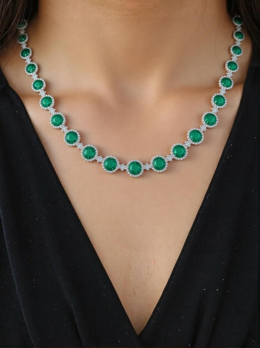 Emerald Cat’s-Eye Necklace