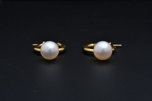 パール 8.0mm / K18 / ピアス__Aqua Grace（アクア・グレース）