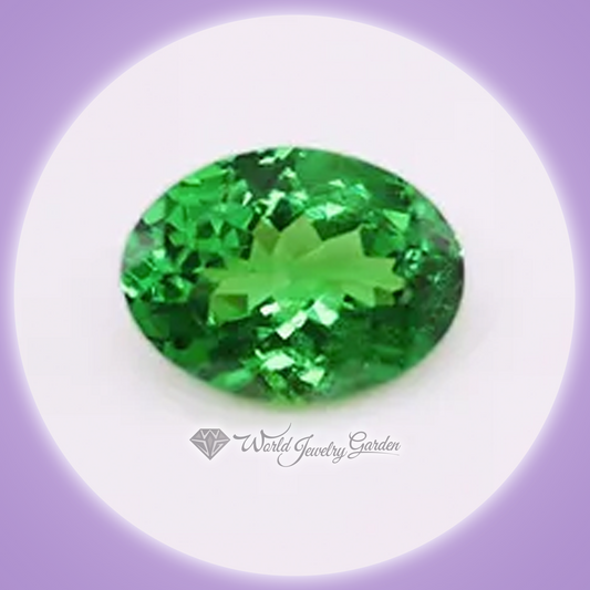 Green Garnet 1.29 carats Valuable Color Stones ~Valuable Color Stones~ wc0011OSGG0002