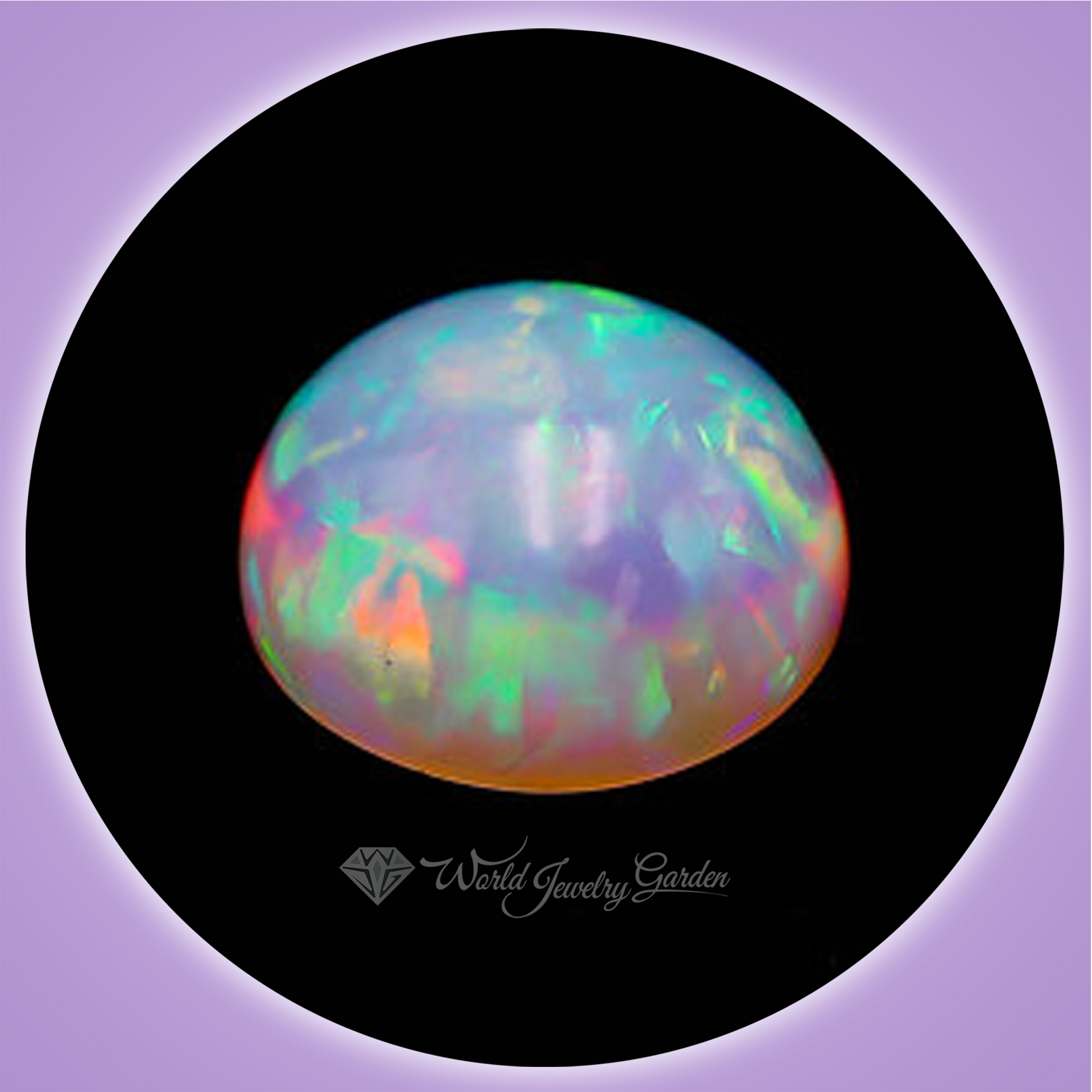 ♢エチオピア産✳オパール•①②2点確認ページ♢ エチオピア産オパール 穴なしラウンドファセットカット8×8mm 2粒